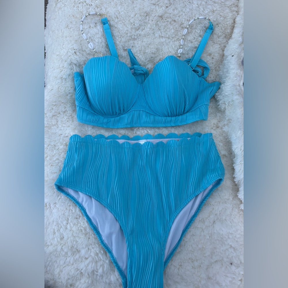 Blue Women's Bikini Set